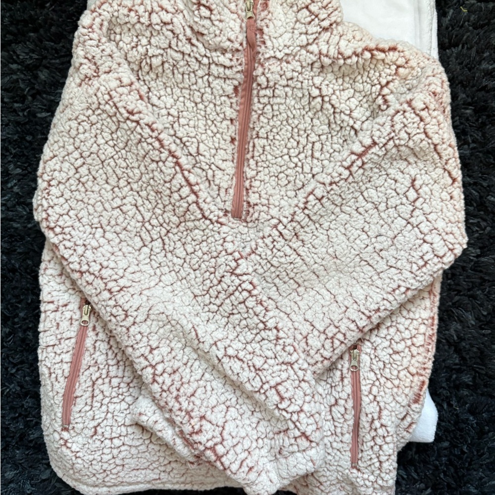 Forever 21 Pink Sherpa Hoodie